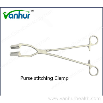 Laparoscoic Purse Forceps Purse Stitching Clamp